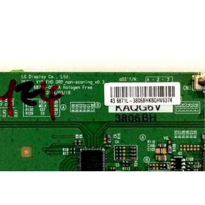 KIT DE TARJETAS TV SHARP / MAIN FUENTE (COMBO) 236008A TP.SR.PB701 / T-CON 6871L-3806B 6870C-0532A / PANEL LC430DUY (SH)(A1) / MODELO LC-43Q3000U R43M1814 - Imagen 3